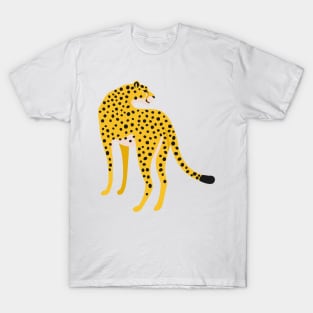 The Stare: Golden Leopard Edition | African Cheetah | Tropical Pop Art T-Shirt